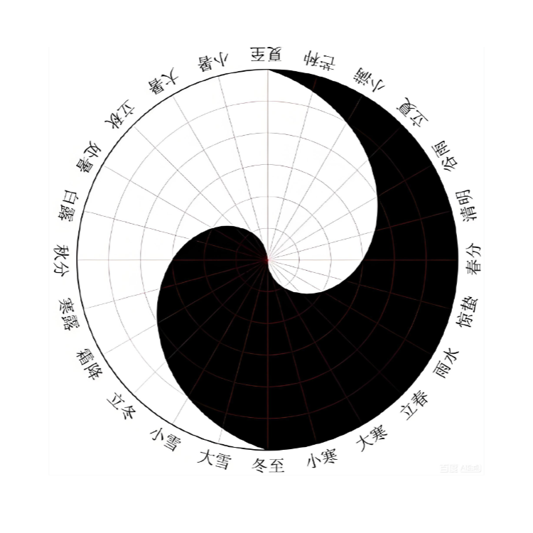 二十四節(jié)令與太極圖
